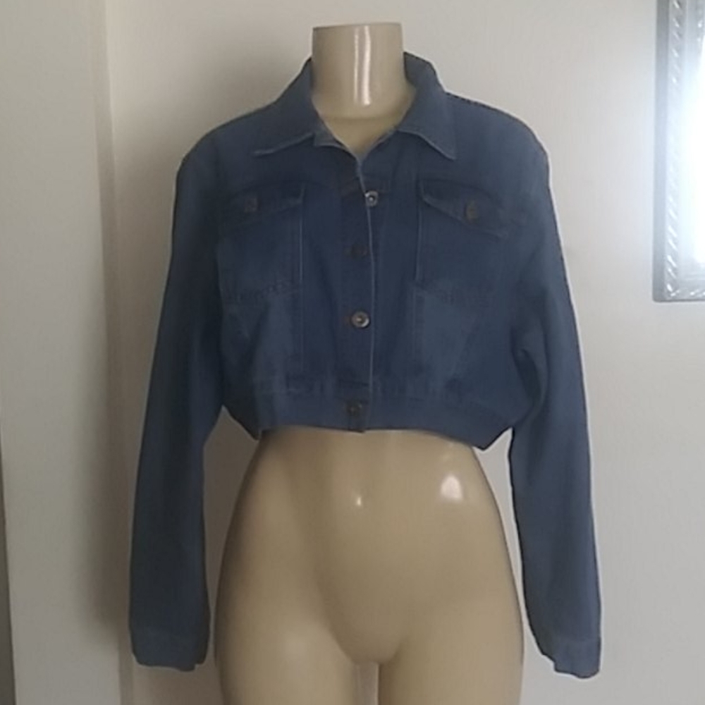 Zeagoo Cropped Jean Jacket